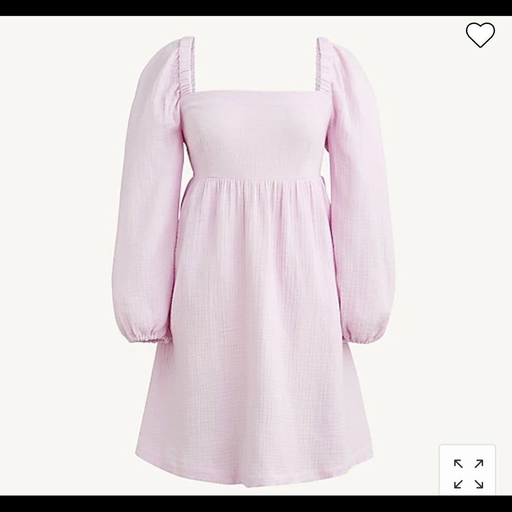 J. Crew Squares  soft gauze dress - Brand New